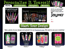 Tablet Screenshot of personalizeityourself.com